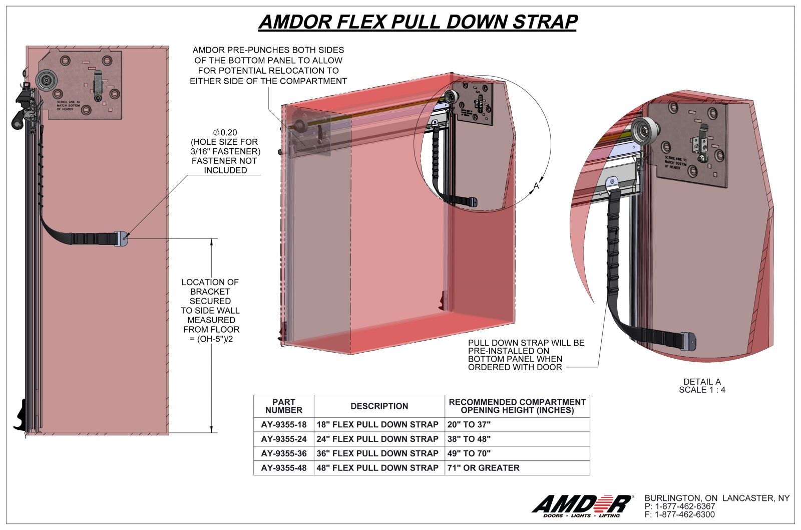 Flex HD Pull Strap Installation Instructions - AMDOR