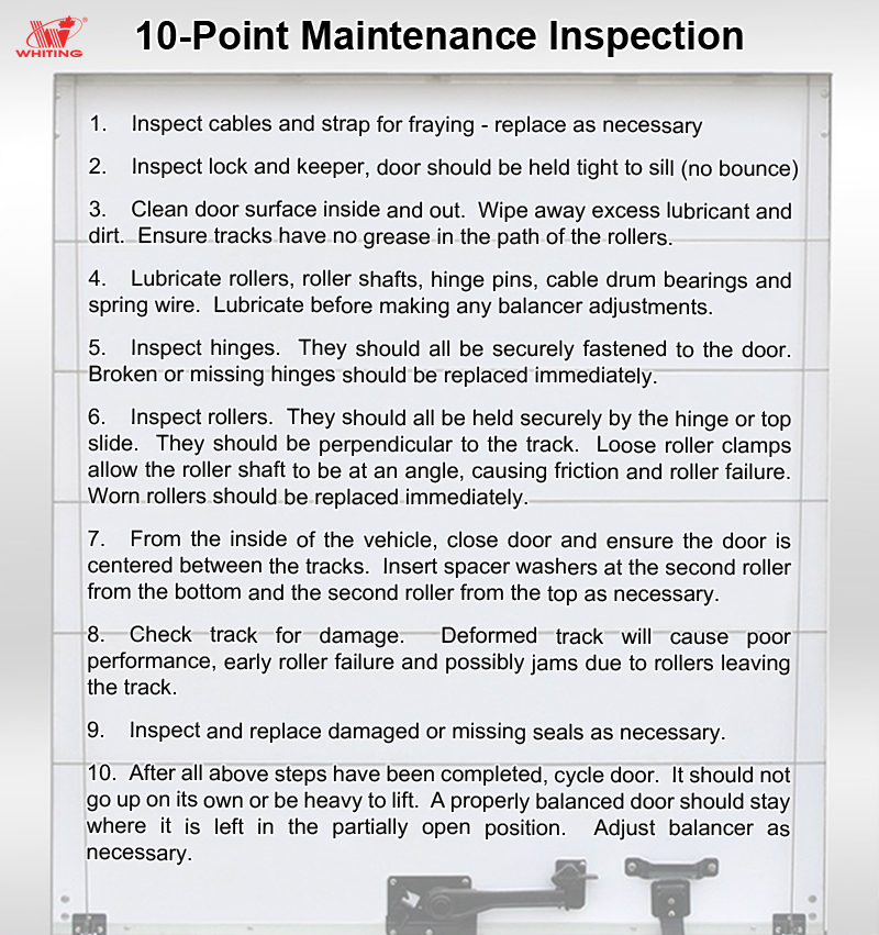 Maintenance Guide - WHITING